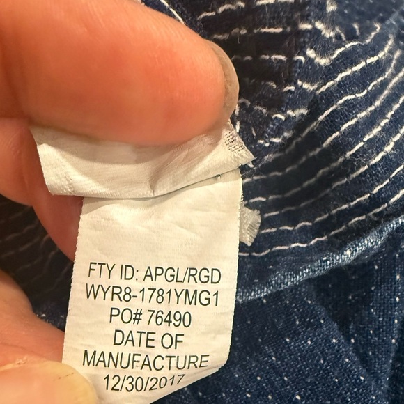 Retrofit Brand Blue Casual Button Down Short Sleeve Shirt 100% Cotton Versatile - Picture 7 of 9